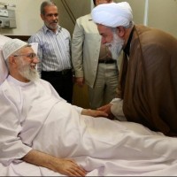 عيادة العلماء والشخصيات للإمام الخامنئي حفظه الله في المستشفى